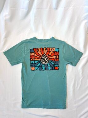 Volcom Acid Wash Psychedelic Shirt